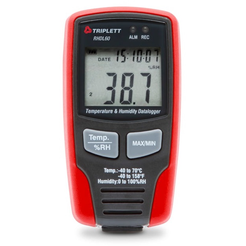 TRIPLETT RHDL60 TEMPERATURE AND HUMIDITY DATALOGGER