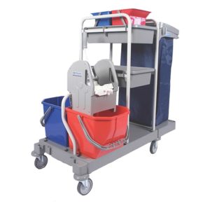 TTS TROLLEY MAXI SET (JANITORIAL TROLLEY)(L)123X(W)65X(H)110CM