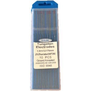 TUNGSTEN ELECTRODE (RED) - FOR STAINLESS STEEL 10PPP