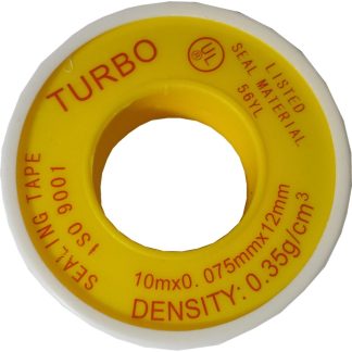 TURBO SEALING TAPE (PLUMBER TAPE) 1/2"X0.075X10M