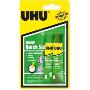 UHU EPOXY QUICK SET~2X10ML- UH37555