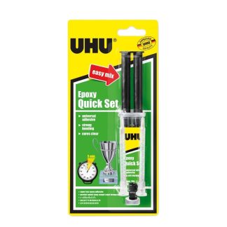 UHU EPOXY QUICK SET~EASY MIX SYRINGE 14ML- UH37545