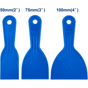 WADFOW 3 PCS PLASTIC PUTTY KNIFE SET 2" 3" & 4" WPT3133