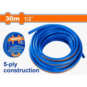 WADFOW 5-PLY PVC HOSE 1/2"X30M BLUE WYP1E30