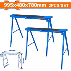 WADFOW STEEL FOLDABLE SAW HORSE 995X480X780MM WDZ1510