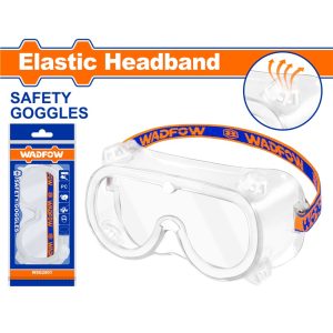 WADFOW SAFETY GOGGLE WITH ELASTIC HEADBAND CLEAR WSG2801