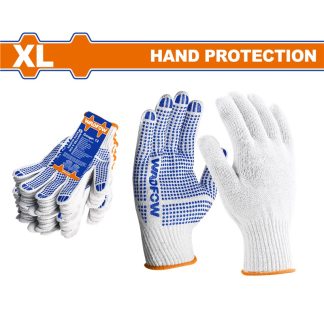WADFOW KNITTED & PVC DOTS GLOVES 58GM/PAIR WKG1801