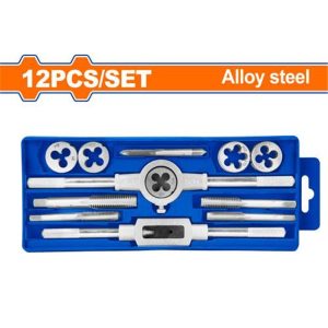 WADFOW 12 PCS METRIC TAP & DIE SET M5-M12 WAJ1L01
