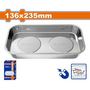 WADFOW SS MAGNETIC STORAGE TRAY 136X235MM WMC6002