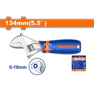 WADFOW 5.5" MINI ADJ. WRENCH 134MM WAW3106