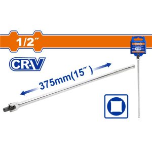 WADFOW CR.V 1/2"DR. 15" 375MM FLEXIBLE HANDLE WSC8215