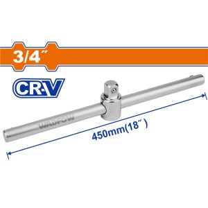 WADFOW 3/4" CR.V 18" SLIDING T HANDLE WSC4218