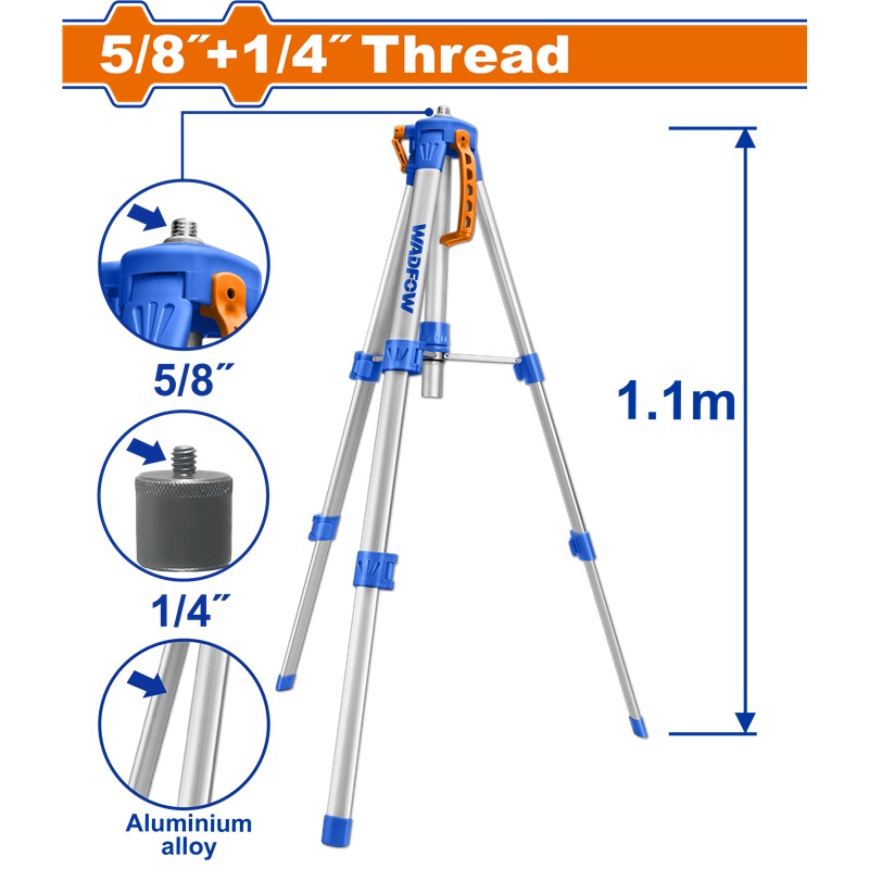 WADFOW TRIPOD FOR LASER LEVEL 1.1M WLE9301