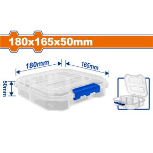 WADFOW TRANSPARENT ORGANIZER SIZE S 180X165X50MM WTB8341