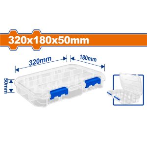 WADFOW TRANSPARENT ORGANIZER SIZE L 320X180X50MM WTB8342