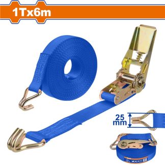WADFOW RATCHET STRAPS 25MMX6M 1TON LOAD WRT13106