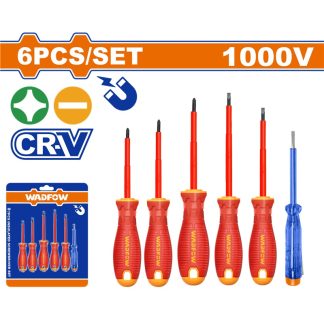 WADFOW 6PCS VDE INSULATED SCREWDRIVER SET WSS7406