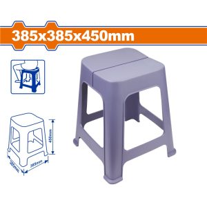 WADFOW PLASTIC STOOL 385X385X450MM WPZ1345