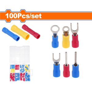 WADFOW 100PCS ASSORTED WIRE TERMINAL SET WTT1B01