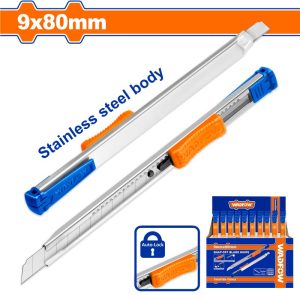 WADFOW 9MM STAINLESS STEEL SNAP-OFF BLADE AUTO-LOCK CUTTER WSK1509