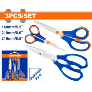 WADFOW 3PCS (140, 210 & 215MM) SCISSORS SET WSX4603