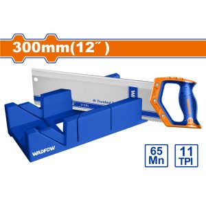 WADFOW 12" MITRE SAW BOX WITH 12" BACK SAW 11TPI WHW2112