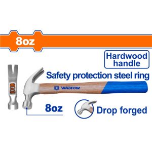 WADFOW WOOD HANDLE CLAW HAMMER