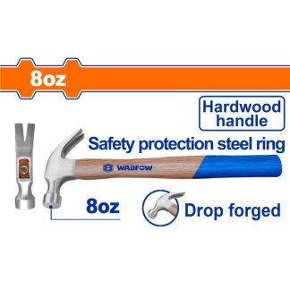 WADFOW WOOD HANDLE CLAW HAMMER