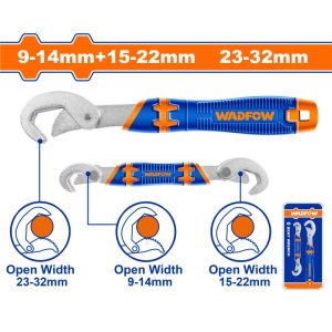 WADFOW 2PCS UNIVERSAL WRENCH SET WUW1103