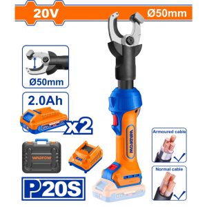 WADFOW 20V CORDLESS HYDRAULIC CABLE CUTTER MAX CUTTING 50MM2 WCR2M50