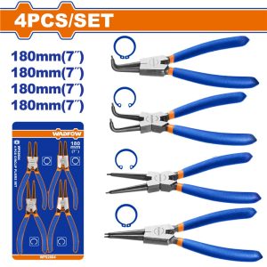 WAFOW 4PCS 7" CIRCLIP PLIER SET WPS2604