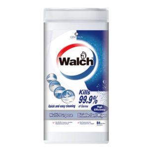 WALCH DISINFECTANT WIPES 84’S / HIGH EFFICIENCY