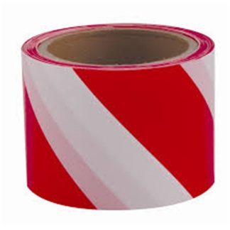 WARNING TAPE 75MMX40M (RED/WHITE)