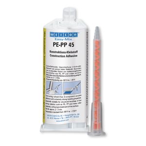 WEICON EASY-MIX PE-PP 45 STRUCTURAL ACRYLIC ADHESIVE 38 ML TRANSLUCENT