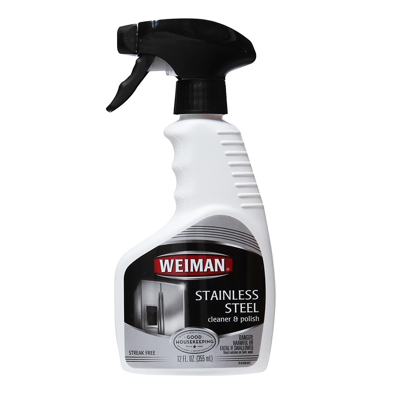 WEIMAN STAINLESS STEEL CLEANER & POLISH 355ML - WM76