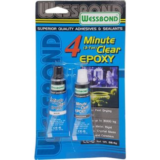 WESSBOND 4 MIN. 3TON CLEAR EPOXY CE-6