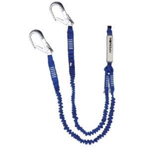 WORKSAFE DOUBLE ELASTIC LANYARD, 1.8M WSFAW1702LE101
