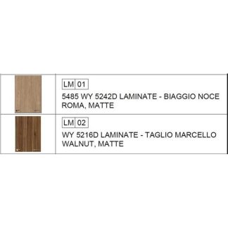 WY 5216D LAMINATE – TAGLIO MARCELLO WALNUT, MATTE