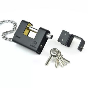 YALE HARDENED STEEL ARMOURED GATELOCK C.W 5KEYS Y1800/80/117/1