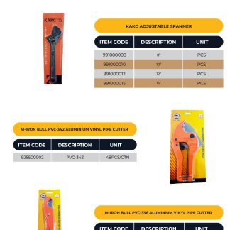 KAKC 10IN ADJUSTABLE SPANNER