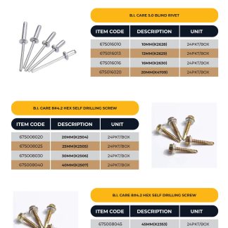 BI CARE 8 4.2 X 25MM HEX SCREW