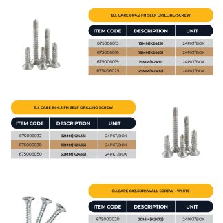 BI CARE 8 4.2 X 16MM FH SCREW