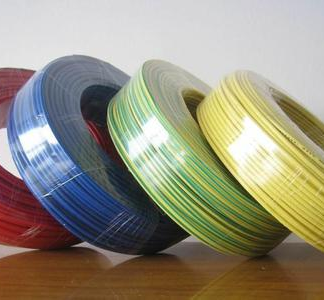 1.5mm² PVC Cable rolls in brown, blue, green-yellow and yellow