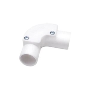 20mm PVC Inspection Elbow White